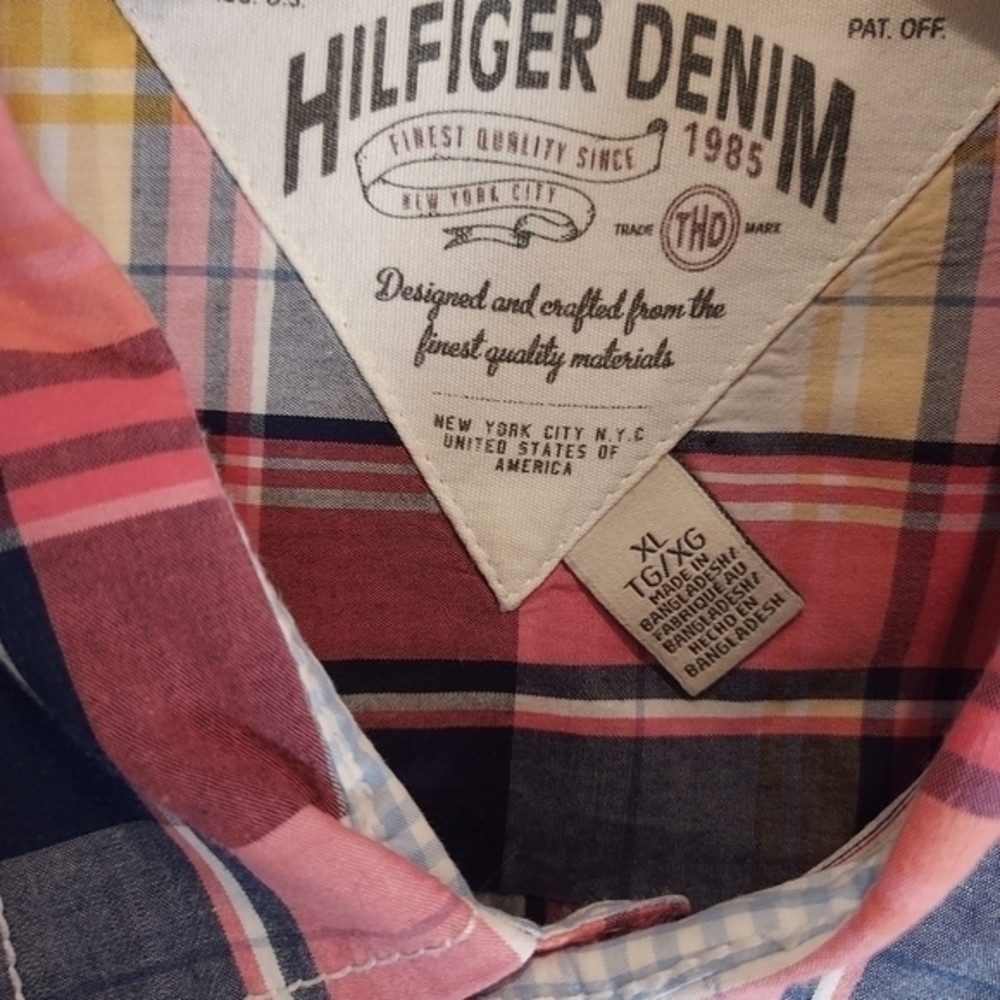 Hilfiger‎ Denim Men's Long Sleeve Shirt XL - Picture 3 of 3